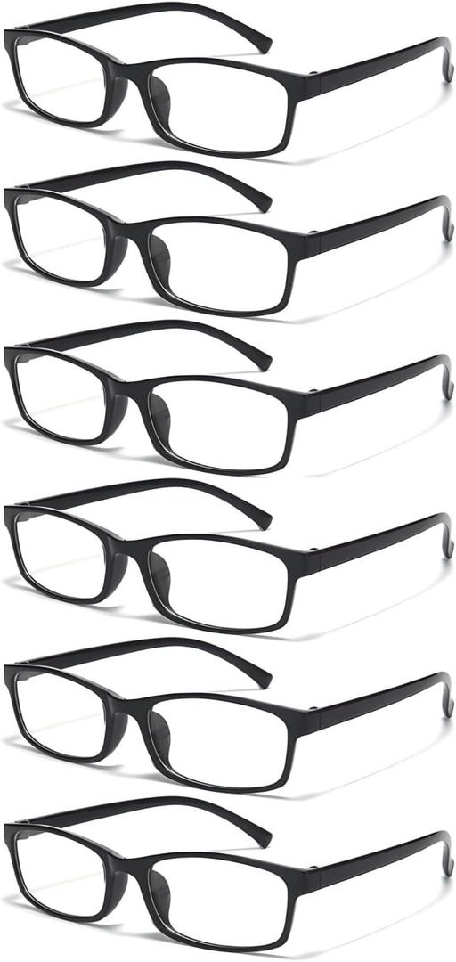 Gaoye Reading Glasses Men/Women, Eyeglasses, Blue Light Readers for Men/Women, Eye Glasses (Black), +1.25