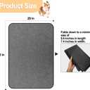Ehzyaz Dog Crate Mat Liner, Washable Pee Pads for Dogs, Absorbs Urine, Non-Slip, Waterproof Under Dog Crate Mat Floor Protector, Protects Floors from Wear and Scratches, (29"x42")