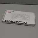 OMOTON Wired Keyboard for Mac Devices ONLY with Dual Interface, Comfortable Typing Angle & Stable Connection, Compatible with MacBook, iMac, Mac mini, PC-White