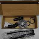 NearMoon Industrial Pipe Towel Bar, Heavy Duty Bathroom Hardware Towel Holder Accessory, Wall Mounted DIY Rustic Iron Bathroom Towel Rack Holder (18 Inch, Black)