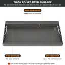 Stanbroil Flat Top Griddle Insert with Heat Manifold Kit for Masterbuilt Gravity Series 560 Grill and Smoker MB20040220 MB20041020