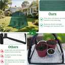 2 Pcs Winter Plant Covers for Snow and Ice Protection, 23.6"x23.6"x23.6"Plant Covers Freeze Protection, Shrub Frost Protector Tents, Protecting Outdoor Plants from Snow Frost Animal