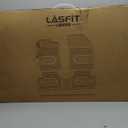 LASFIT Floor Mats for Ram 1500 Crew Cab 2019-2024 Without Rear Under-Seat Factory Storage 4 Full Size Doors Bucket Seat (NOT for Classic Model), All Weather TPE Custom Fit 1st & 2nd Row, Black