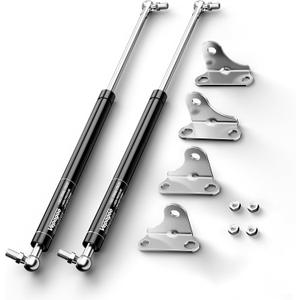 Vepagoo Gas Struts 15 Inch 22.5Lb/100N Shocks for Heavy Lid, RV Bed Toolbox Boat Hatch Cabinet Trap Door, Heavy Duty Lift Support Spring with Mounting Brackets, (Fit 18lb-25lb Lid) 2pcs (1pair)