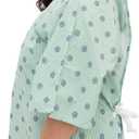 3 Pack - Hospital Gown IV Snap Sleeves - One Size Fits All (Large - 2XL) - Tie Back - Imperial Print