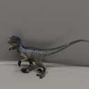 Gemini&Genius Velociraptor Dinosaur Toy for Kids, Raptor Dinosaur with Moveable Jaw and Hands, Realistic and Funny Dino Gift, Display, Collection and Play for Kids