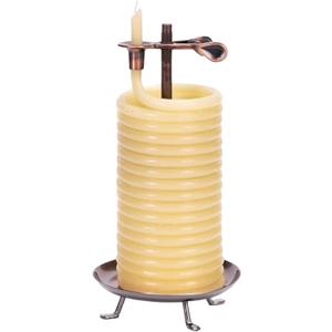 Candle by the Hour 80-Hour Citronella Candle, Eco-friendly Natural Beeswax with Cotton Wick,Yellow