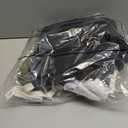 LIUNLU 2 Pack Boys Cargo Joggers Pants Elastic Waist Casual Jogging Trousers Bottom for Kids 7-8 Years Old