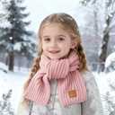 Kids Scarf Winter Neck Warmer Toddler Neck Scarf Girls Thick Scarves Boys Warm Neck Warp 2-12 Years