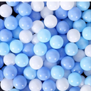 MoonxHome Ball Pit Balls for Toddlers, BPA Free Crush Proof Plastic Toy Balls for Ball Pit, Children's Pool Water Toys, Macaron Ocean Balls for Play Tent 2.15 Inch Pack of 100…,Size5.5 cm