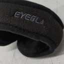 Eyegla Mens Winter Ear Muffs Foldable Cold Weather Earmuffs Fleece Warm Ear Warmers Behind The Head Ear Muffs