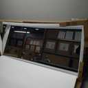 NeuType 47"x22" Full Length Mirror Aluminum Alloy Frame Dressing Mirror for Bathroom/Bedroom/Living Room/Dining Room/Entry, Wall Mounted or Leaning Against Wall, Silver (No Stand)