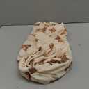 LifeTree Pack and Play Sheets Fitted for Baby, 38" x 26" x 2" Muslin Playard Mattress Pad Cover,70% Viscose from Bamboo and 30% Cotton, Bear Pattern