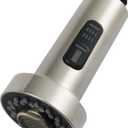Kraus KFS-1SS Dual Function Kitchen Faucet Sprayer, Stainless Steel (4.4" x 2")