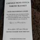 EVERGRACE Chenille Throw Blanket 50x60 Chunky Knit Soft Cozy Couch Sofa