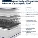 Avenco 6 Inch Twin Mattress, Foam and Spring Hybrid Mattresses in a Box, Medium Soft, Breathable Fabric & Adaptive Support, CertiPUR-US Certified, Twin Size Mattress in Guest and Kids Bedroom