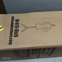 FDW | Female Mannequin Torso | Black | with 7" Height Adjustment, 60-67 Inches