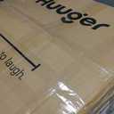 Huuger 55 x 28 Large Electric Standing Desk with 4 AC Outlets, Type-C Port, Height Adjustable Computer Desk, 27.6" Deep Desktop, Stand up Gaming Office Desk, 3 Preset Heights, Rustic Brown