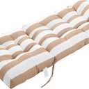 Enipate Weather Resistant Adirondack Chair Cushions High Back Indoor Outdoor Patio Tufted Lounge Cushion Seat Pads