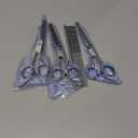 GLADOG Professional 5 in 1 Dog Grooming Scissors Set with Safety Round Tips, Sharp and Heavy-duty Pet Grooming Shears for Cats