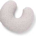 Medline Nursing Pillow, Breastfeeding Support Cushion, 18” x 23”, Soft Removable Washable Pillow Cover, for Breast and Bottle Feeding Babies, Firm Fiber Fill, Extra Comfort for Mom, Dad and Baby