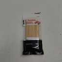 6 inch Bamboo Skewers, 100 PCS Bamboo Sticks for Cocktail Appetizer Toothpicks Kabab Skewers Picks Paddle Wooden Skewers for Cocktail, Fruit, Grilling, Drink, BBQ, Fondue(6 Inch)