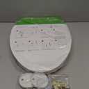 KHE Elongated Toilet Seat 18.5 Inch, Soft Close, White