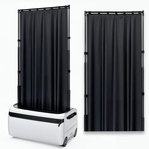 Juglok Privacy Curtain for Dance Bag with Garment Rack – Portable Changing Screen with Storage Bag, Backstage Privacy Curtain for Dance Suitcase, Dancer Essentials for Competitions & Rehearsals