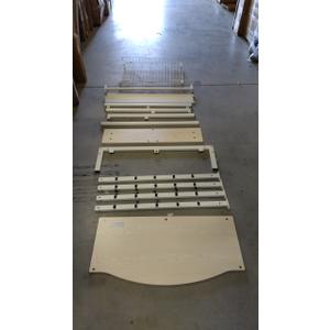 Bed Frame with Headboard, Natural Color
