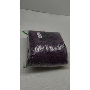 FLOLEOPA Soft Plush Microfiber Bathroom Rugs, Absorbent, Non Skid Machine Wash Dry Floor Mats for Tub, Shower (17x24inches, Plum)