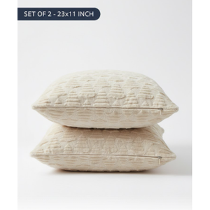 Set of 2 Soft Plush Short Wool Velvet Decorative Throw Pillow Covers 23*11