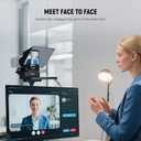 NEEWER X11 2 in 1 Teleprompter 11" with Monitor, Supports Screen Mirroring | Portable Prompter for Camera Phone Webcam, Compatible with Windows MacOS, for YouTube Twitch Live Streaming Video Conference