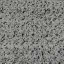 KSIIA Washable Dog Bed Deluxe Plush Dog Crate Beds Comfy Kennel Pad Anti-Slip Pet Sleeping Mat for Large, Jumbo, Medium, Small Dogs Breeds, 21" x 13", Gray (Grey)