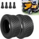 RUTU 2 Pack 16X6.5-8 Golf Cart Tire, Lawn Tractor Tire with 2 Straight Valve Stems, A Tubeless Tyre Suitable for Golf Carts and Lawn Mowers