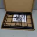 Stainless Steel Kitchen Adjustable Trash Can Holder, Heavy Duty Cabinet Pull Out Kit, Fit 7-11 Gallon Trash Can, Black(Trash Can Not Included)