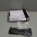 Projector Screen 60 Inch Portable Movie Screen for Outdoor Indoor 16:9 Foldable Wrinkle-Free 1.1 GAIN,160Viewing,Support Front Rear Projection with 8 Sticky Hooks & 8 Nail Hooks (60 INCH)