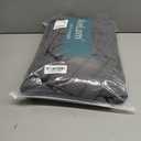 AveLom Seersucker Duvet Cover Set King Size (104 x 90 inches), 3 Pieces (1 Duvet Cover + 2 Pillow Cases), Dark Gray Ultra Soft Washed Microfiber, Textured Duvet Cover with Zipper Closure, Corner Ties