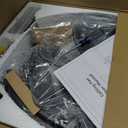 LEDIARY 20 inch Fandelier Caged Ceiling Fan with Light, Bladeless Ceiling Fan with Remote, Farmhouse Fan Lights Ceiling Fixtures for Kitchen, Bedroom, Outdoor(6 Speed, Timing)-Black