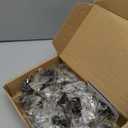 Ravinte 25 Pack Drawer Pulls 1-1/4 Inch Kitchen Cabinet Knobs Solid Round Dresser Drawer Knobs Matte Black Dresser Knobs Drawer Knobs Simple Cabinet Hardware for Cupboard Drawer Pulls