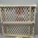 Toddleroo by North States - Diamond Mesh Wooden Baby Gate: Pressure Mounted Baby Gate for Doorways - Adjustable 26.5 to 42 Inches Wide - 23 Inches Tall