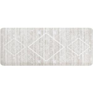 House of Noa Nama Standing Mat Anti-Fatigue Kitchen Mats for Floor, Cushioned & Non-Slip Comfort Mat for Standing, Thick Foam Anti-Fatigue Mat for Kitchen & Workspaces, Ula Driftwood 22" x 54"