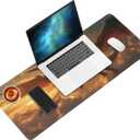 Mouse Pad,Desk Pad, Gaming Mouse Pad,Keyboard Mat Office Desk Decor Accessories (Dragon Knight)