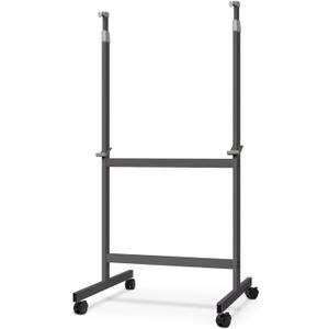 Maxtek Mobile Whiteboard Stand with Wheels, Stand Only, No Drill (Black)