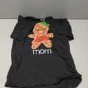 Gingerbread Mom Christmas Matching Pajamas for Family Xmas T-Shirt, S