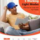 Red Light Hair Growth Cap, Red Light Therapy for Head, Red Infrared Light Therapy 660nm & 850nm & 940nm wavelength with Timer & Controller