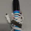 CALISTA GoGo Mini Heated Round Brush | Curl, Touch-Up, De-Frizz, Smooth, and Style Hair with Mini 7 Styling Tool | Heats to 365F | Perfect Travel Tool | Dual Voltage (Berry Burst)