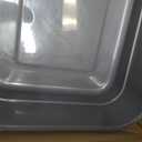 Extra Large Litter Box with Low Entry,Jumbo Cat Litter Box for Kitty and Senior Cats,Cat Box for Indoor Cats,Open Top Corner Litter Pan,Easy to Clean,23.6" L x 15.7" W x 5.9" H (Grey)