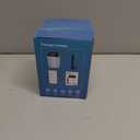 Large Pill Organizer with 7 Large Compartments - Portable Pill Dispenser for Travel, Anti-Mix Design & Wide Opening Design, Easy Access to Vitamin Dispenser, Includes 20 Blank Stickers (Black)