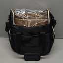 Double Layer Marker Organizer Bag Fit for 400 Markers, Large Marker Storage Case with Dividers and Multiple Pockets for Art Markers, Coloring Book or Other Painting Supplies, Black (Patented)