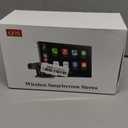 HAUXIY Wireless Apple Carplay Screen for Car 4K Dash Cam, 9" Portable Apple Carplay & Android Auto Car Stereo, with 1080p Backup Camera, GPS Navigation/ Mirror Link/ Voice Control/ Bluetooth